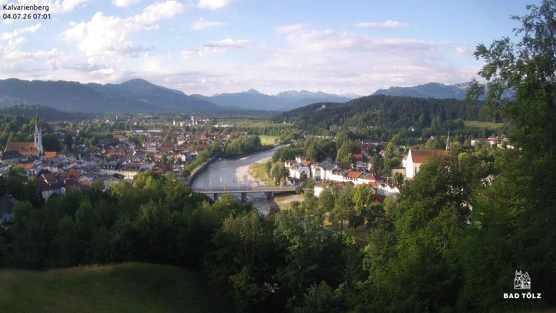 Archiv Foto Webcam Kalvarienberg bei Bad Tölz