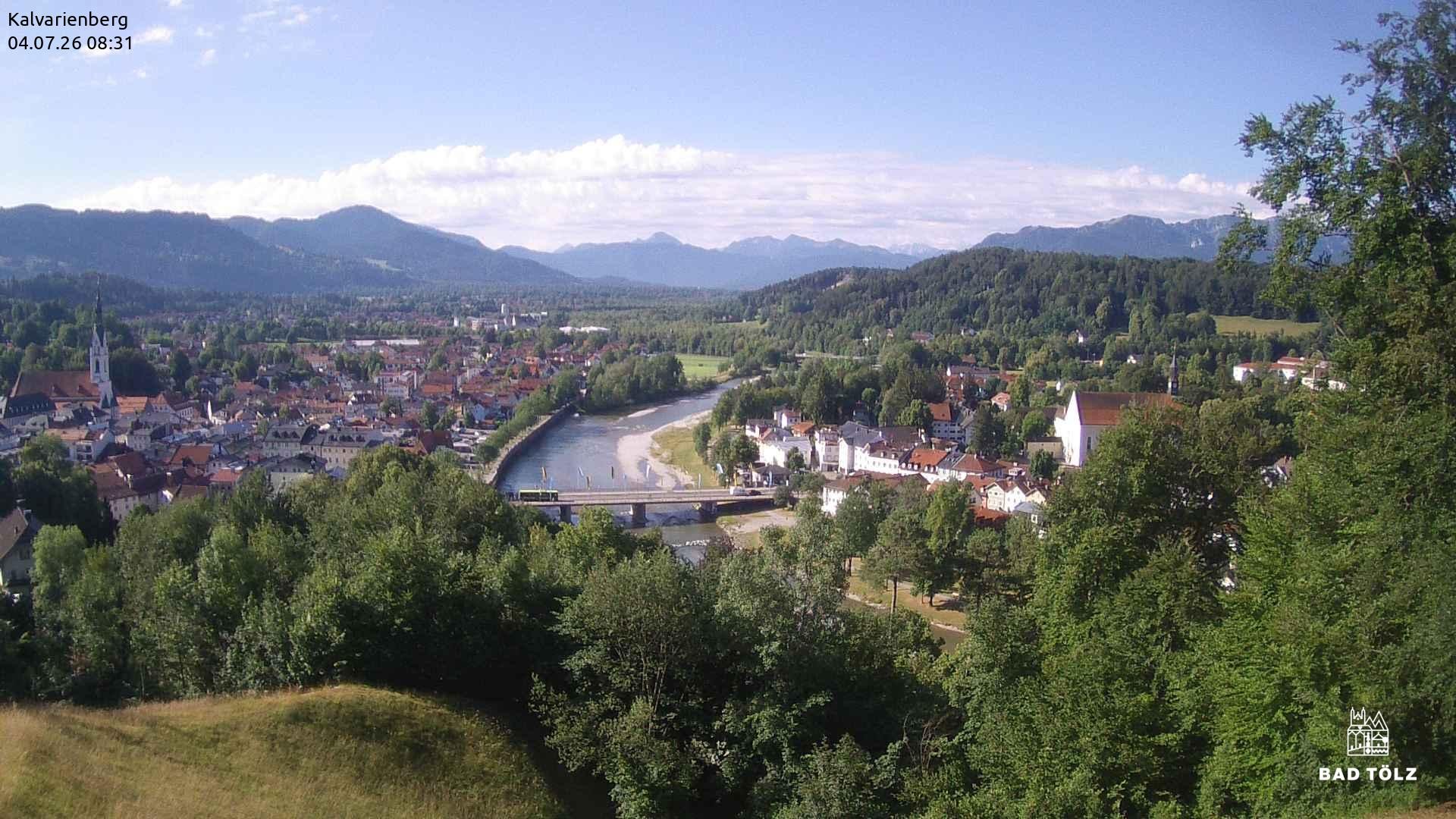 Archiv Foto Webcam Kalvarienberg bei Bad Tölz