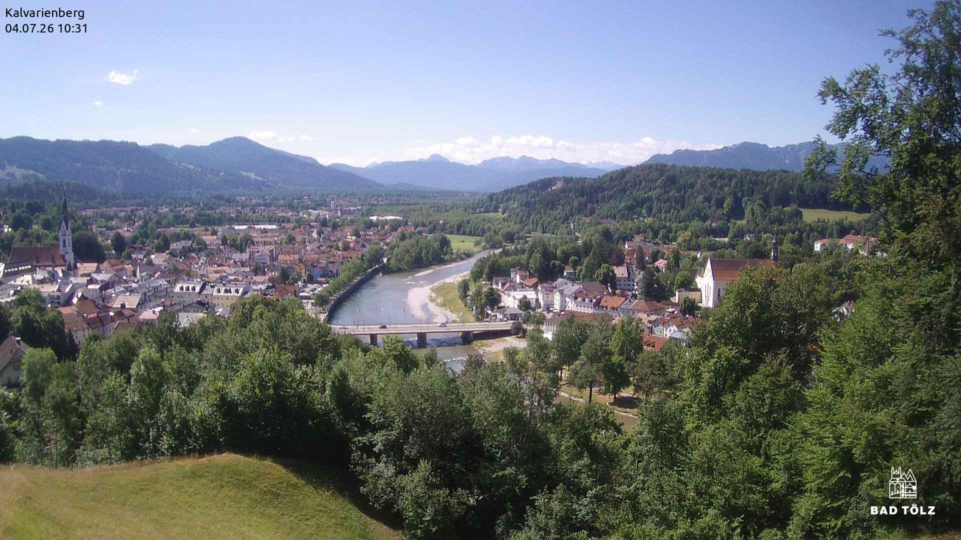 Archiv Foto Webcam Kalvarienberg bei Bad Tölz