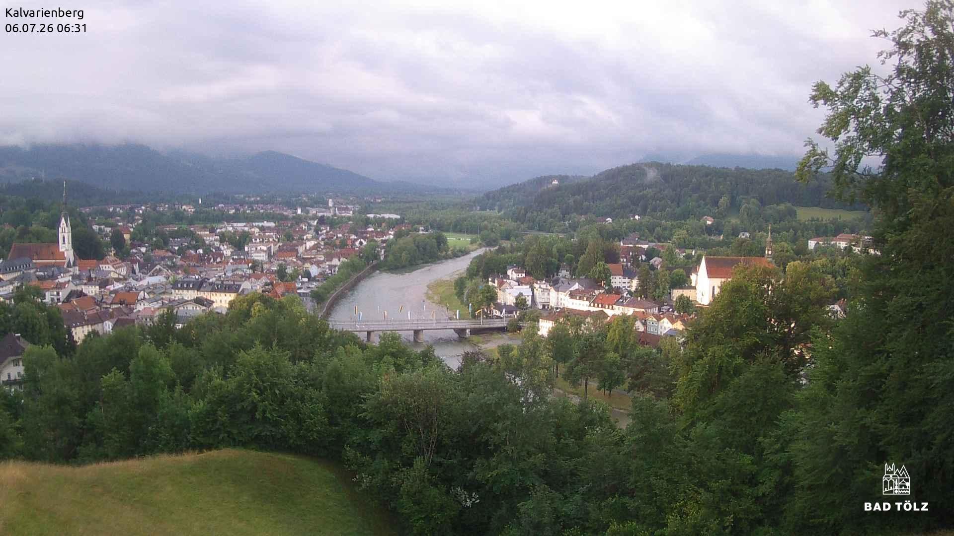 Archiv Foto Webcam Kalvarienberg bei Bad Tölz