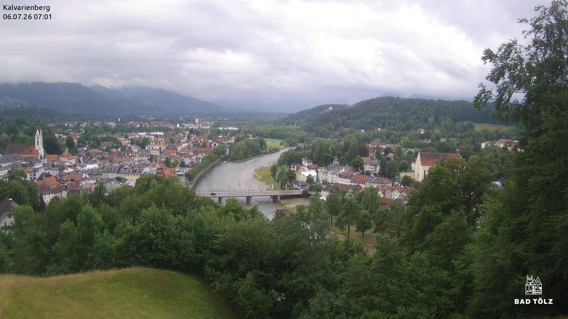 Archiv Foto Webcam Kalvarienberg bei Bad Tölz