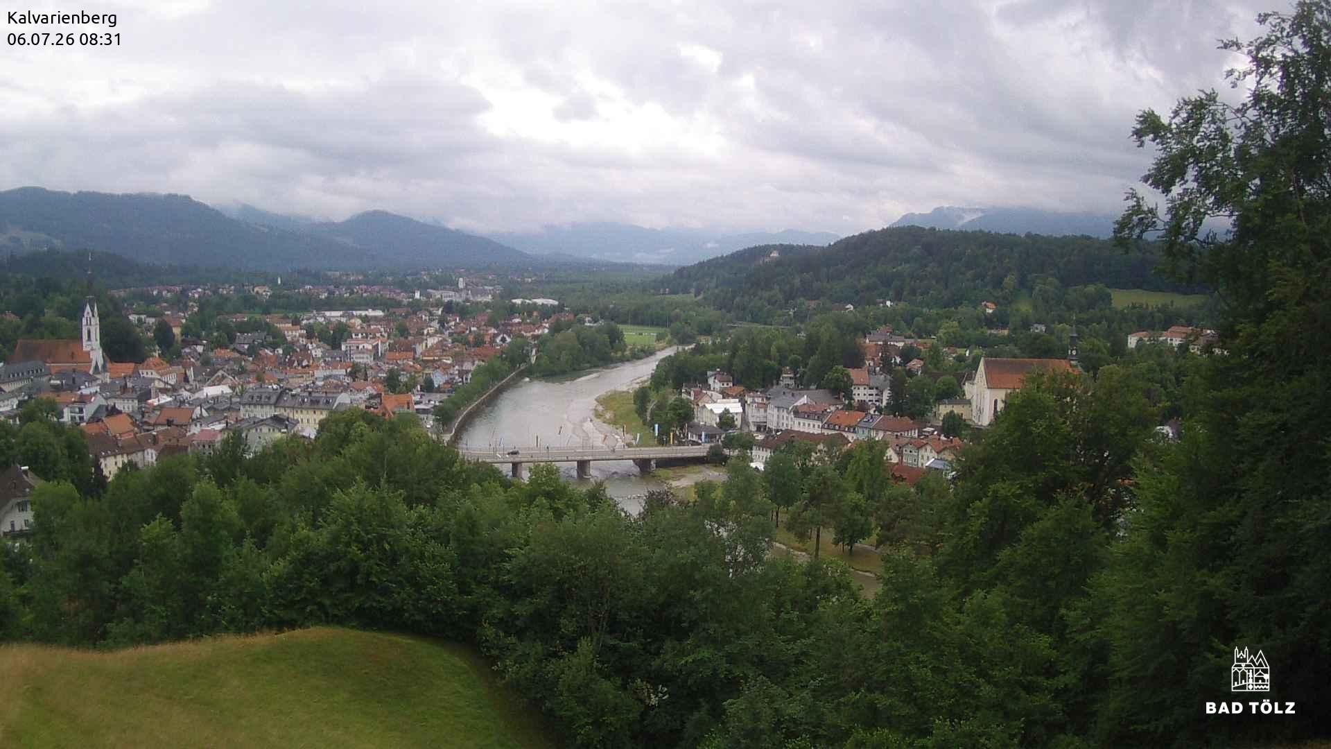 Archiv Foto Webcam Kalvarienberg bei Bad Tölz