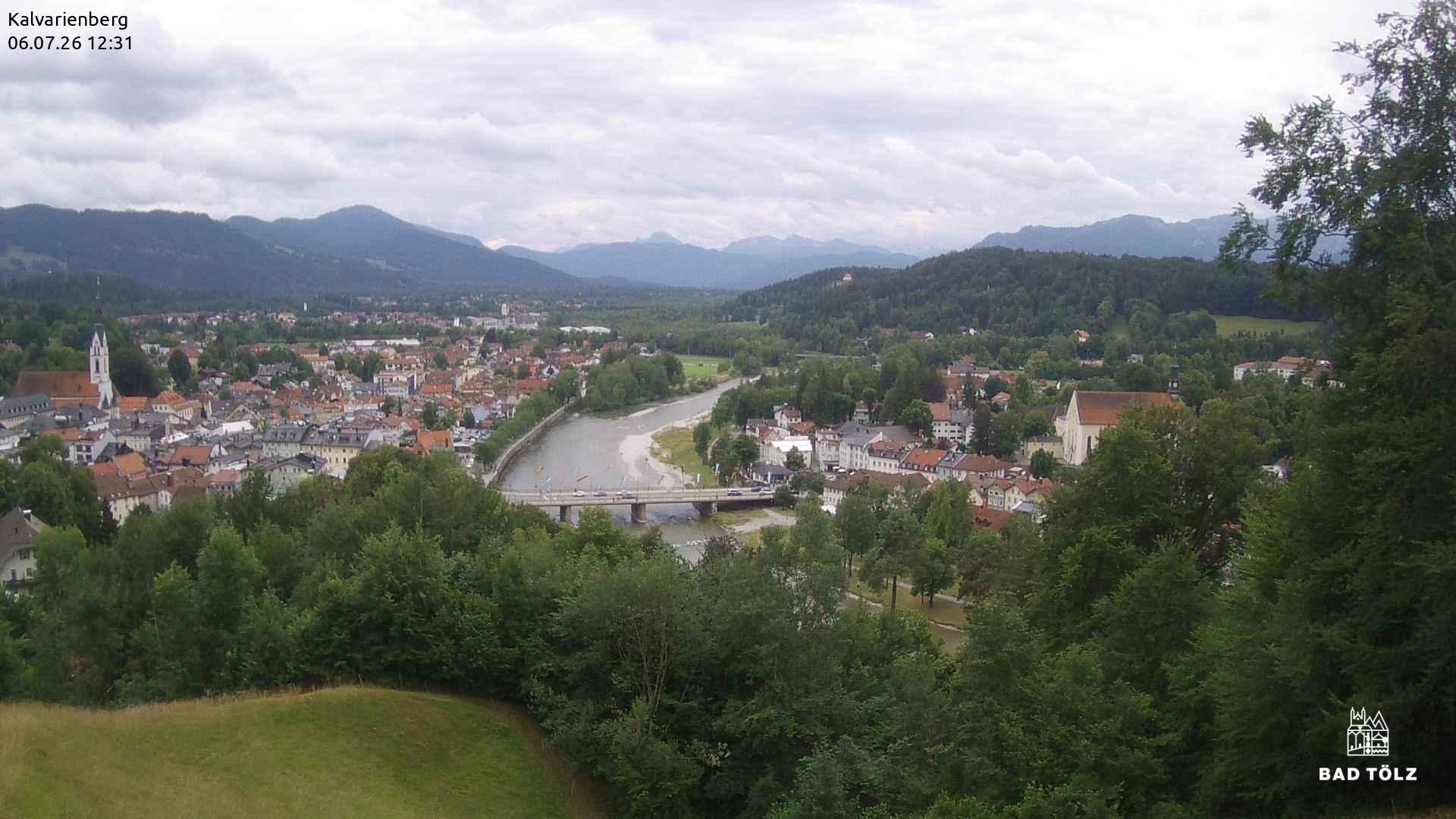 Archiv Foto Webcam Kalvarienberg bei Bad Tölz