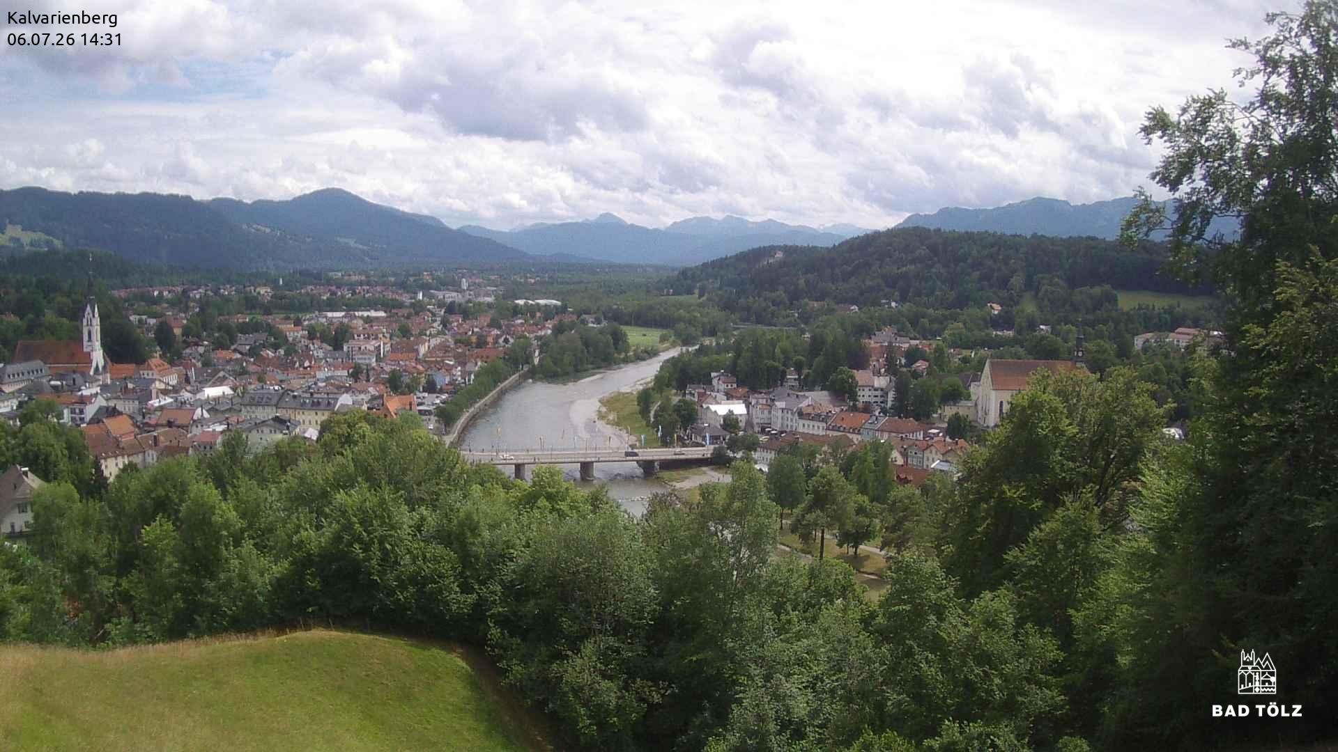 Archiv Foto Webcam Kalvarienberg bei Bad Tölz