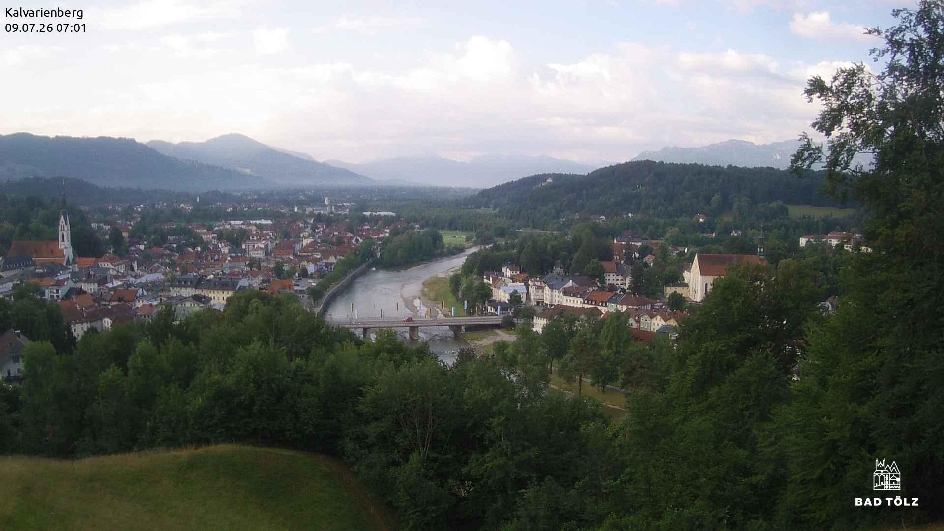 Archiv Foto Webcam Kalvarienberg bei Bad Tölz
