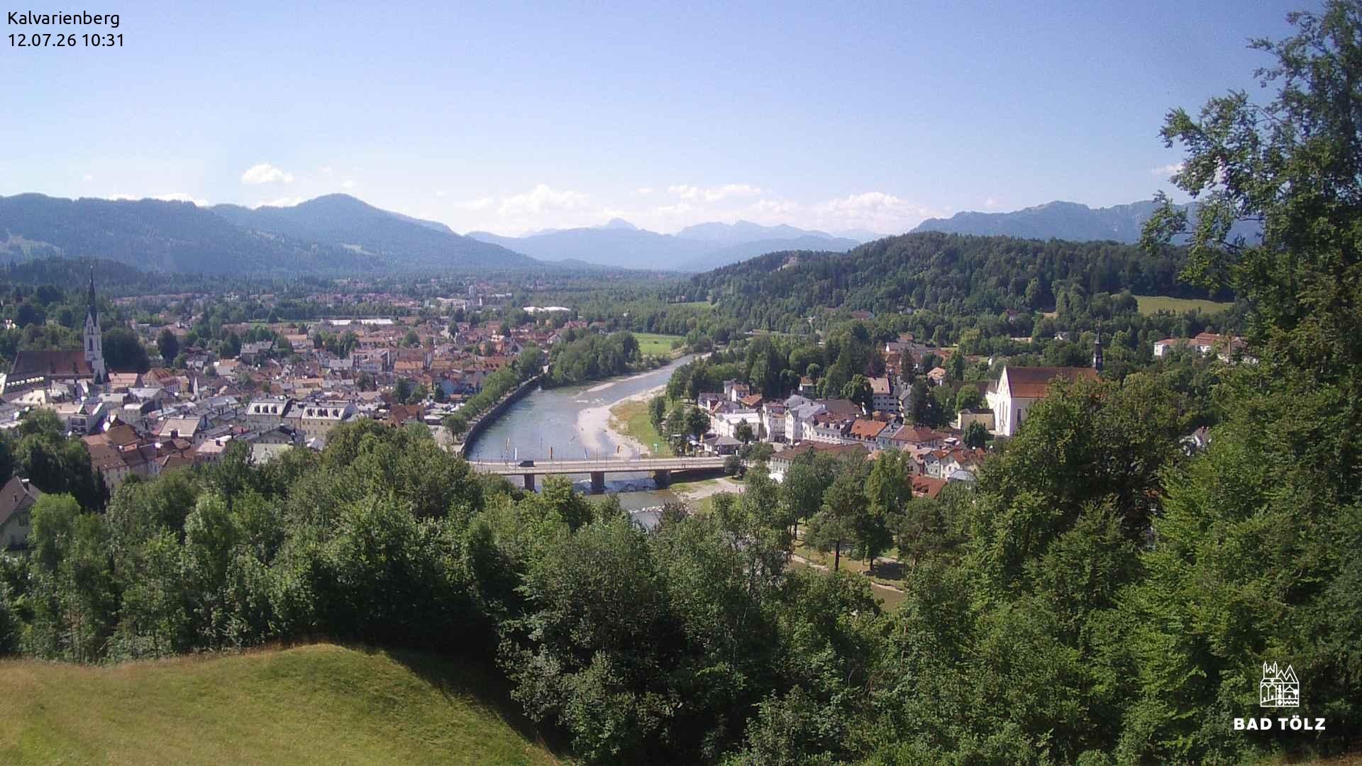 Archiv Foto Webcam Kalvarienberg bei Bad Tölz