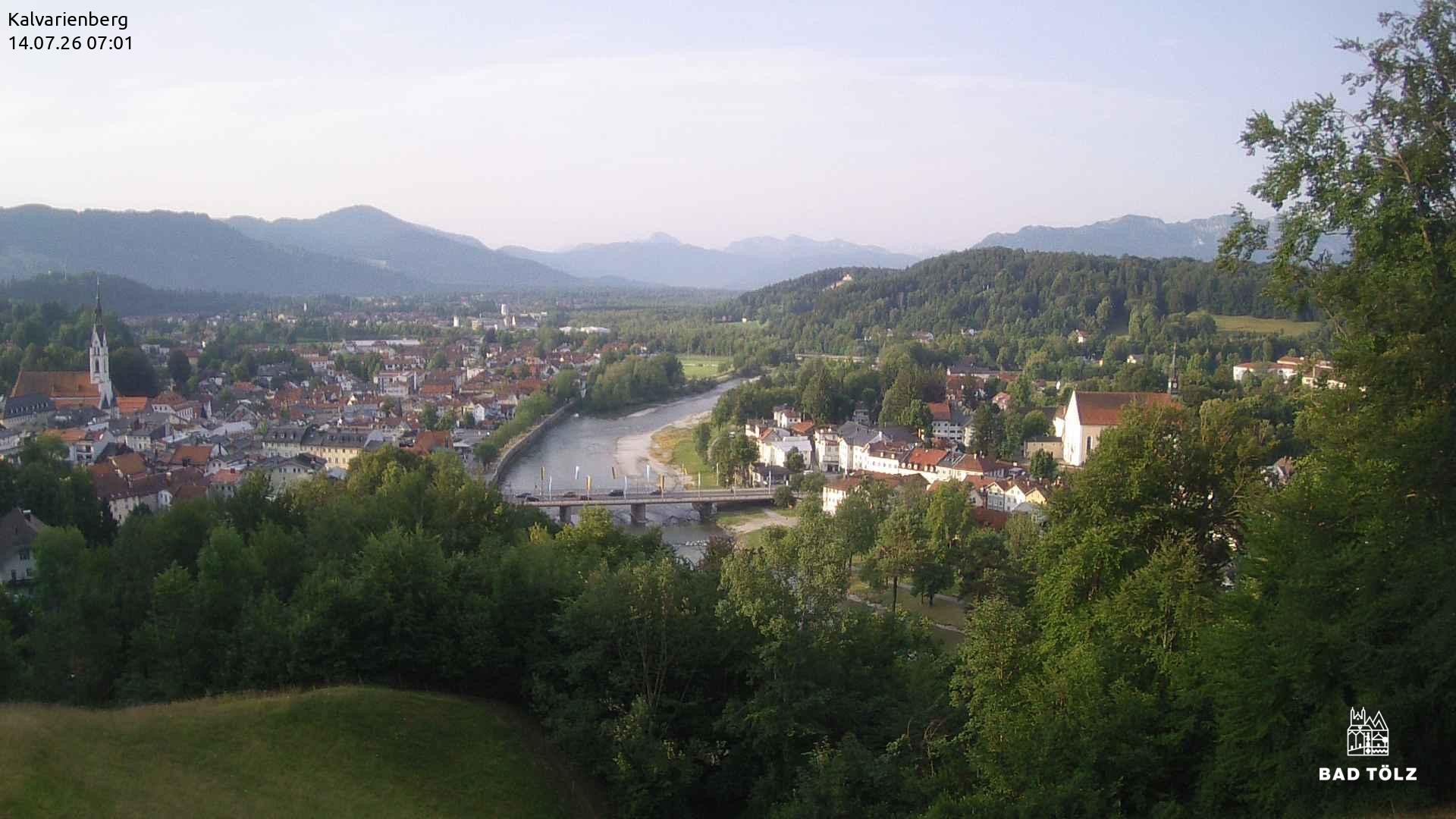 Archiv Foto Webcam Kalvarienberg bei Bad Tölz