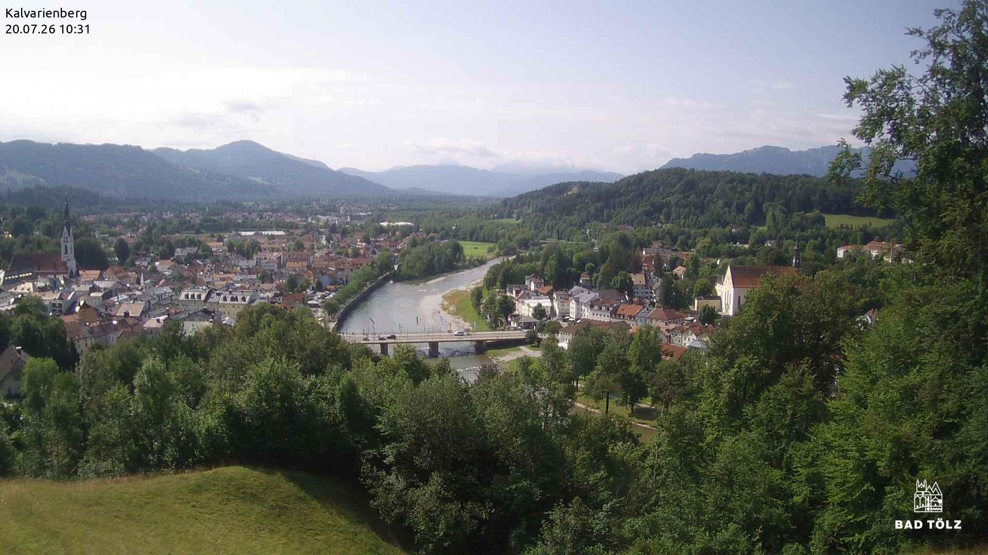 Archiv Foto Webcam Kalvarienberg bei Bad Tölz