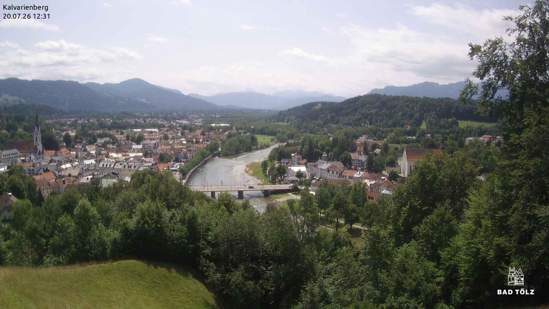Archiv Foto Webcam Kalvarienberg bei Bad Tölz