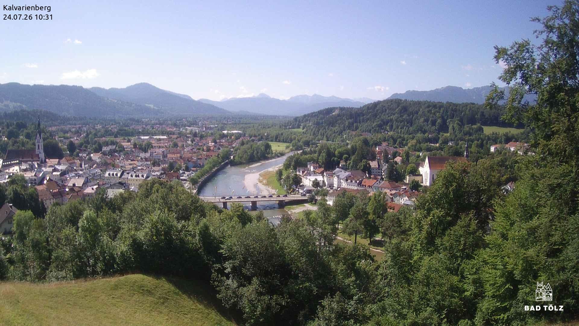 Archiv Foto Webcam Kalvarienberg bei Bad Tölz