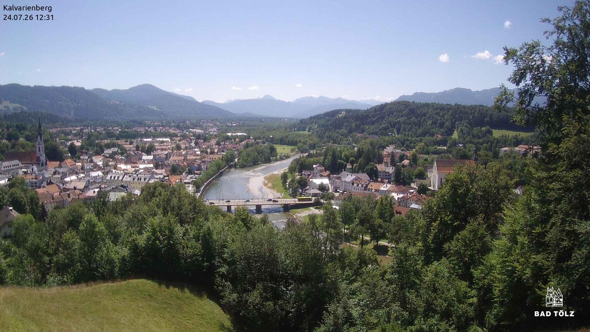 Archiv Foto Webcam Kalvarienberg bei Bad Tölz