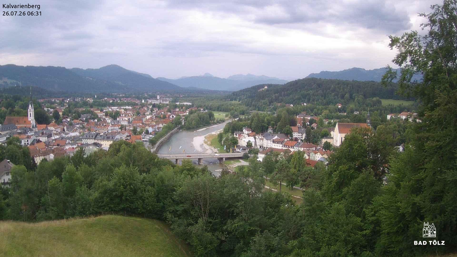 Archiv Foto Webcam Kalvarienberg bei Bad Tölz