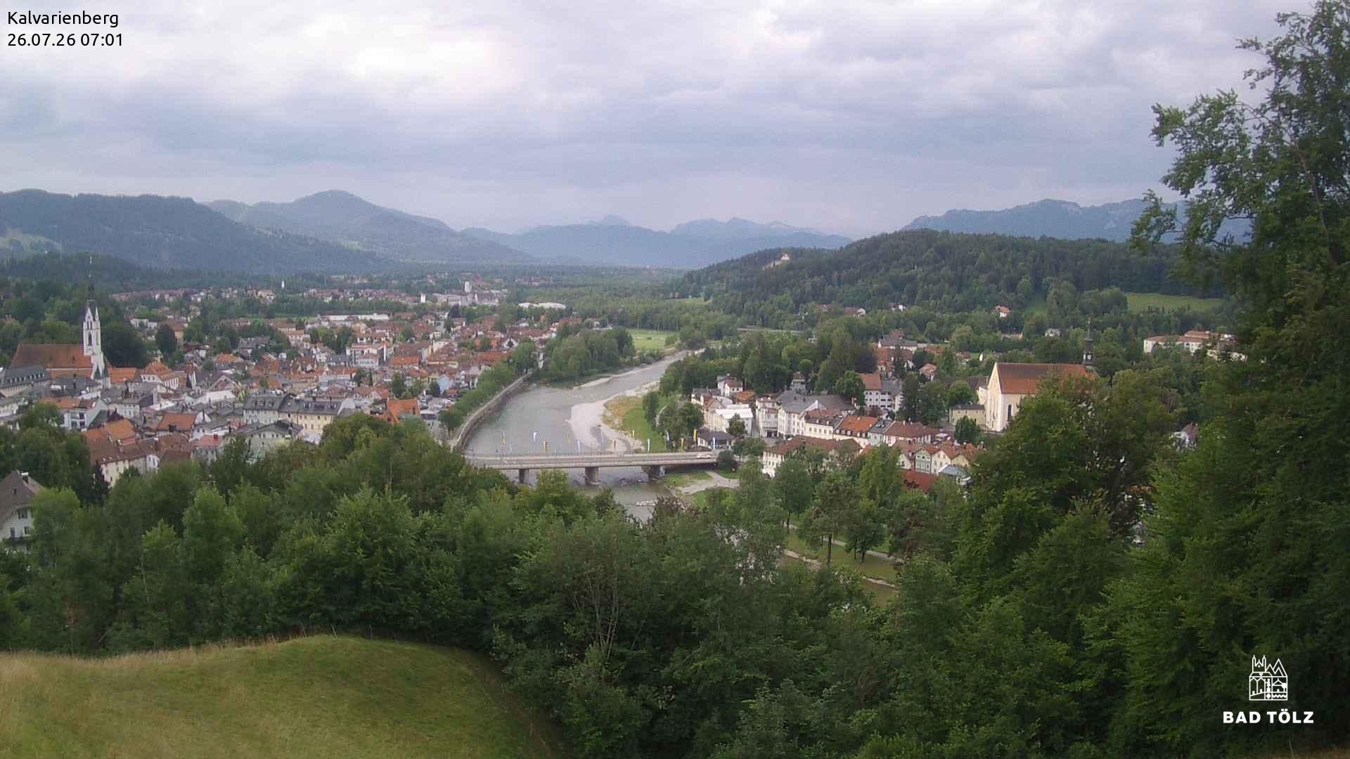 Archiv Foto Webcam Kalvarienberg bei Bad Tölz