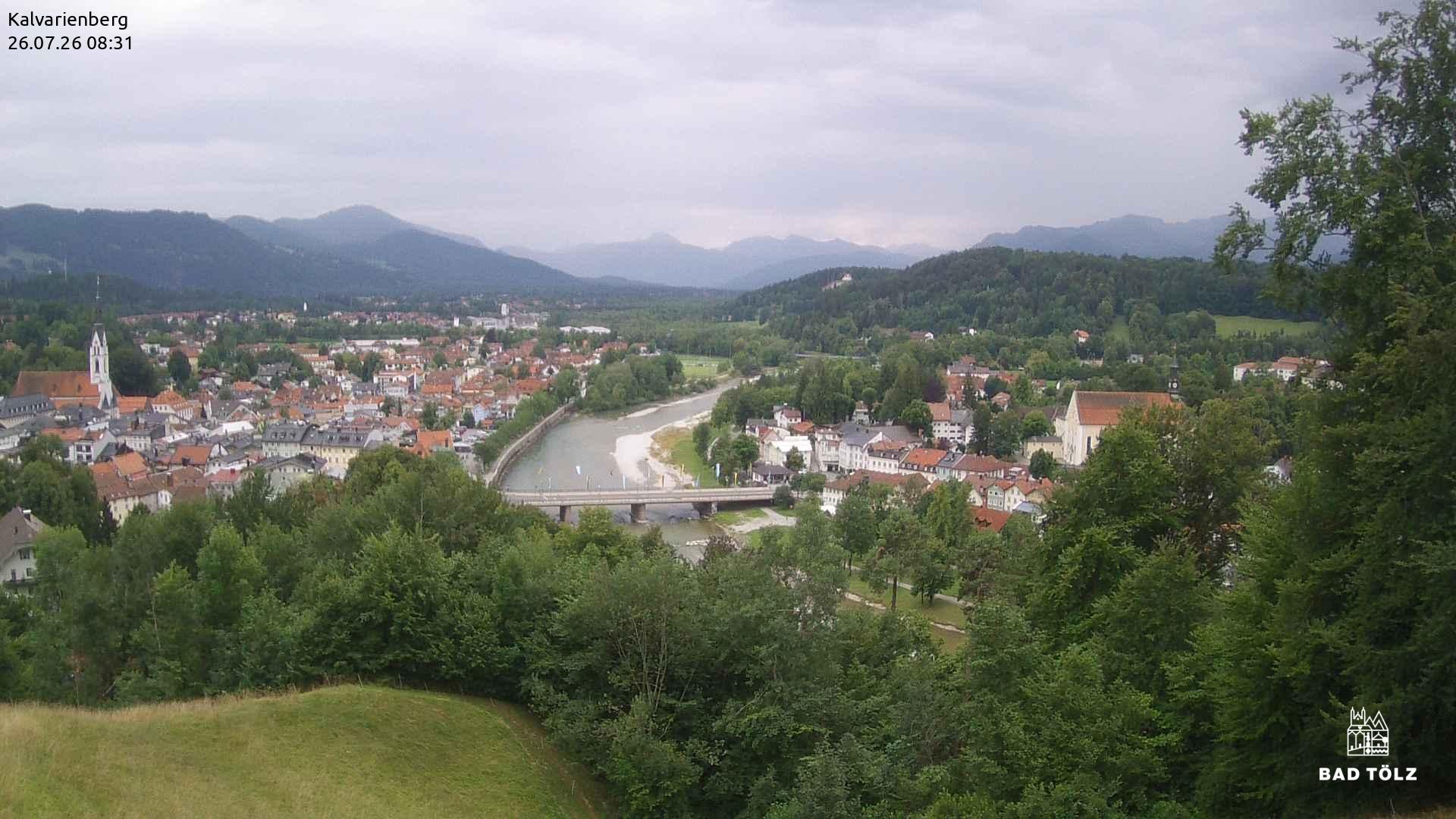 Archiv Foto Webcam Kalvarienberg bei Bad Tölz