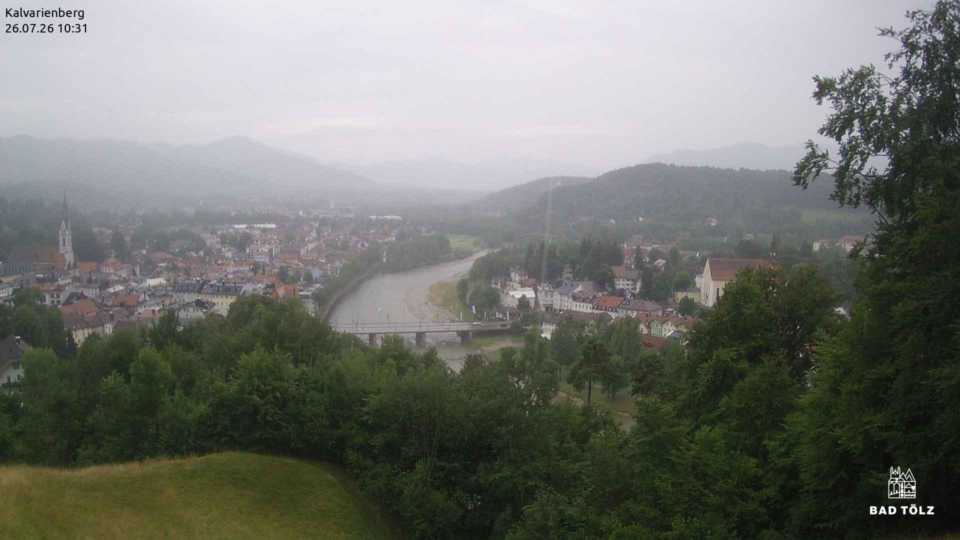 Archiv Foto Webcam Kalvarienberg bei Bad Tölz