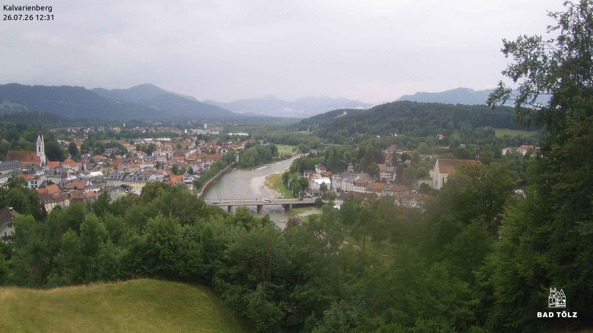 Archiv Foto Webcam Kalvarienberg bei Bad Tölz