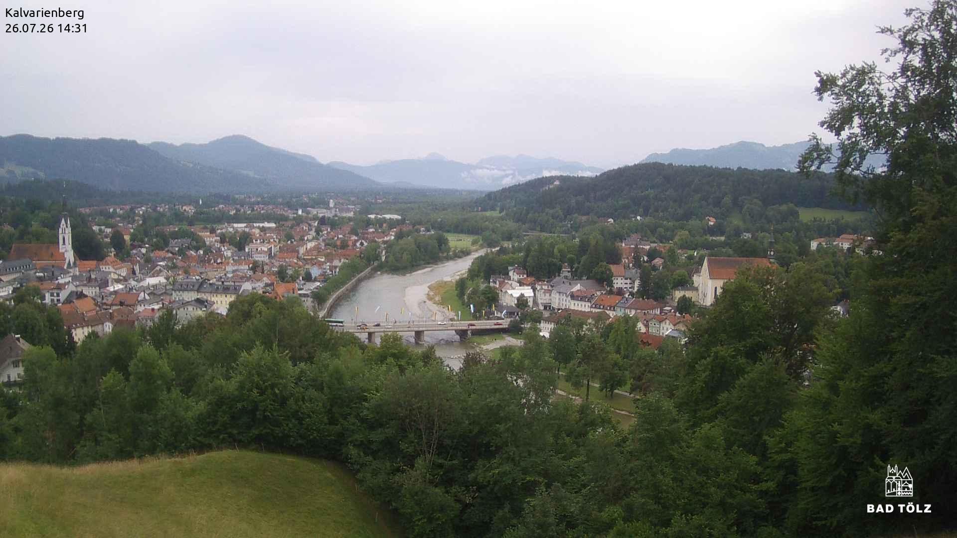 Archiv Foto Webcam Kalvarienberg bei Bad Tölz