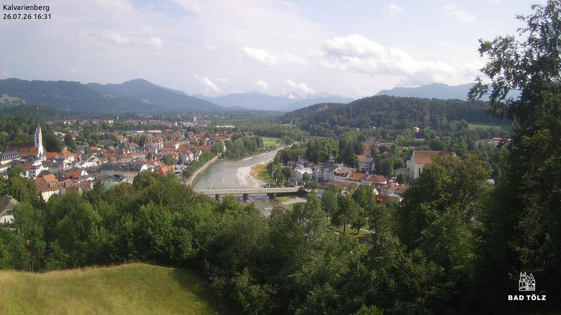 Archiv Foto Webcam Kalvarienberg bei Bad Tölz