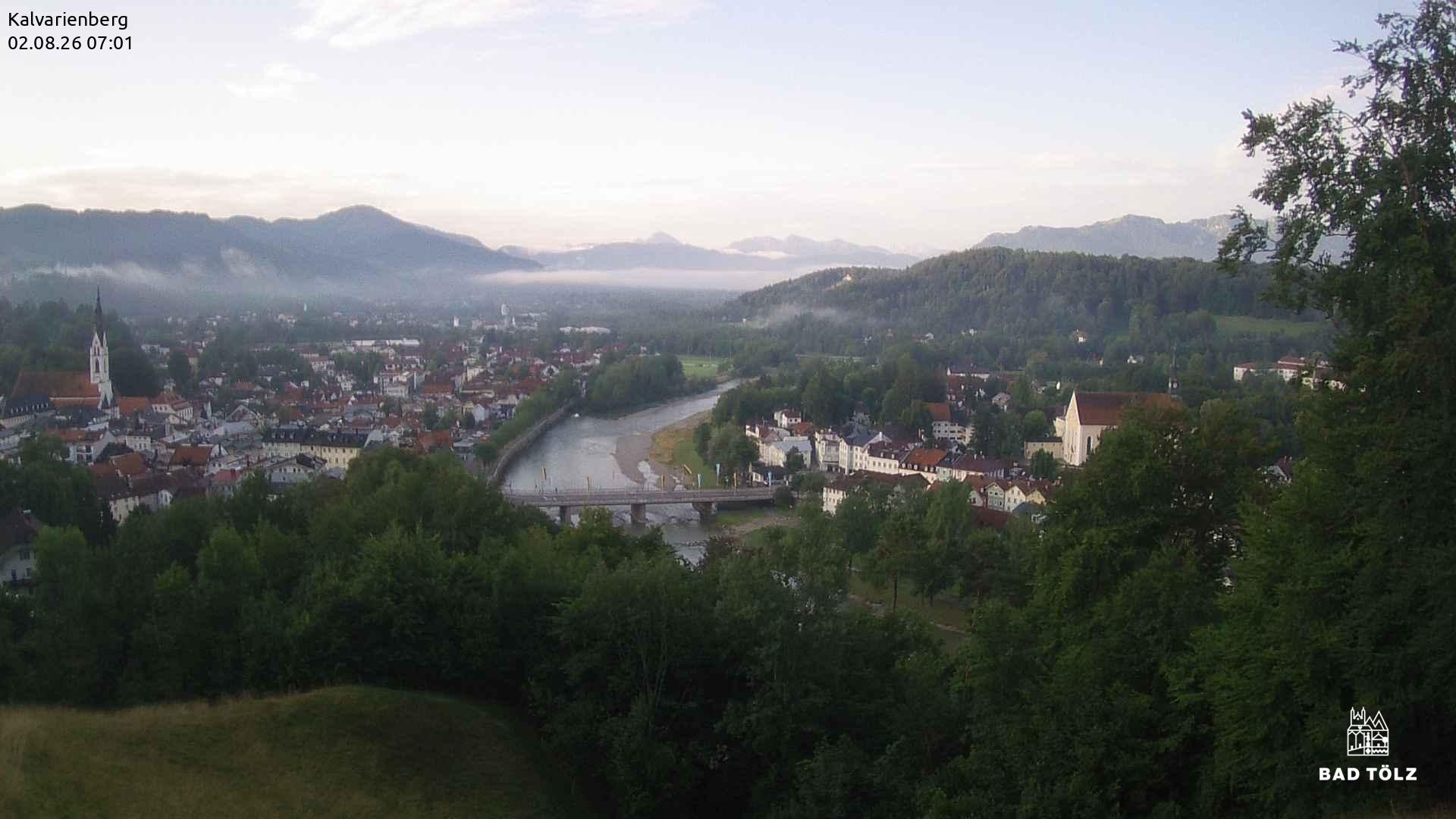 Archiv Foto Webcam Kalvarienberg bei Bad Tölz