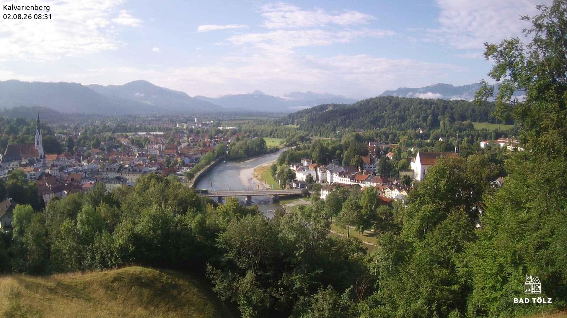 Archiv Foto Webcam Kalvarienberg bei Bad Tölz