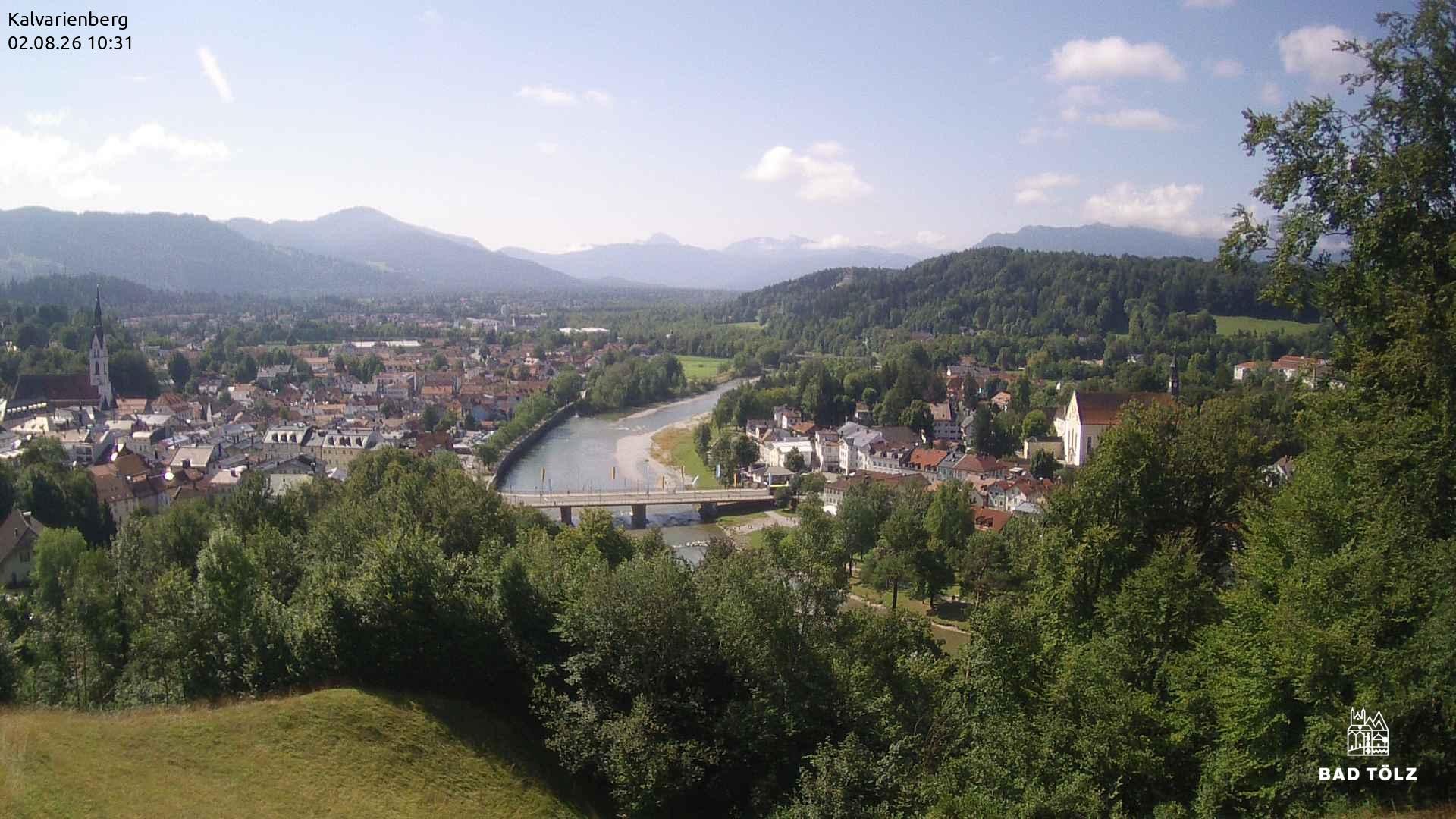 Archiv Foto Webcam Kalvarienberg bei Bad Tölz