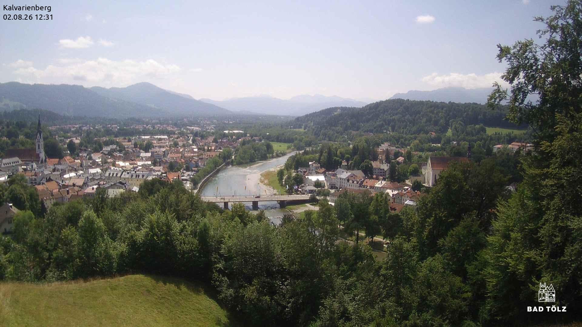 Archiv Foto Webcam Kalvarienberg bei Bad Tölz