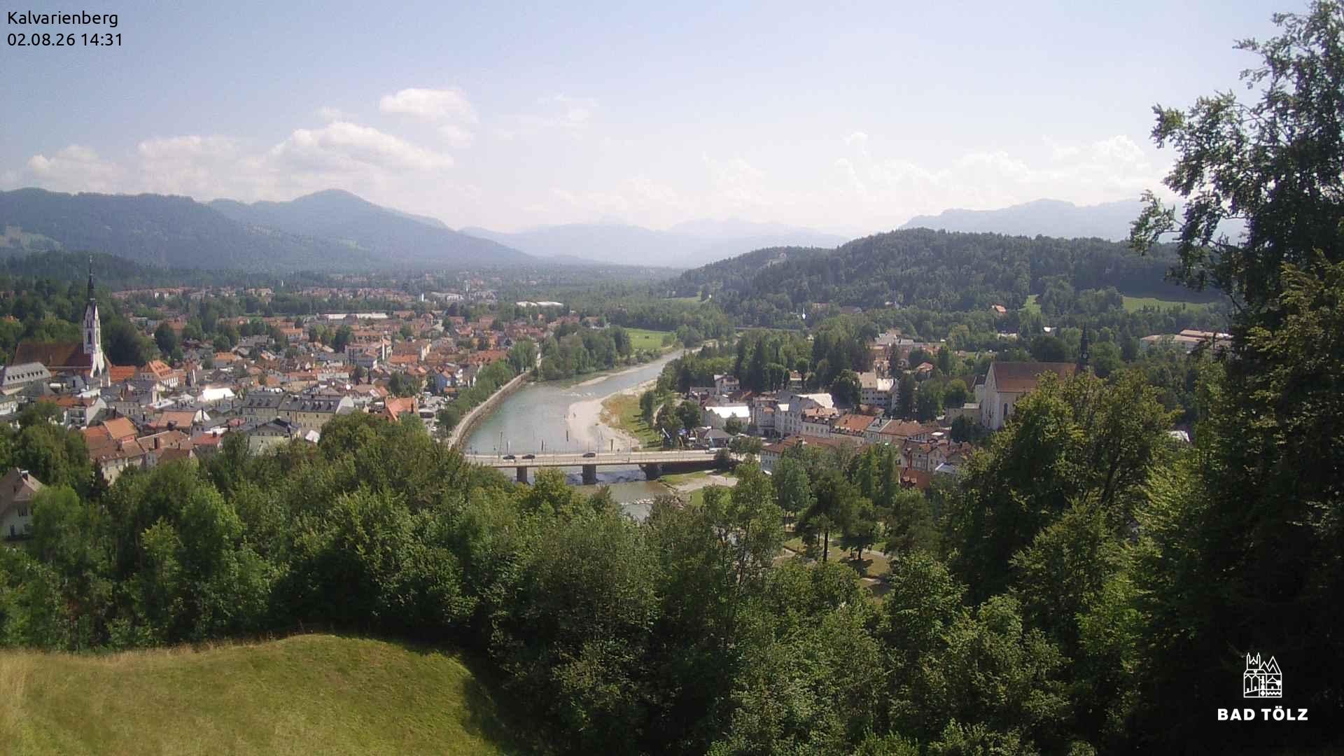 Archiv Foto Webcam Kalvarienberg bei Bad Tölz
