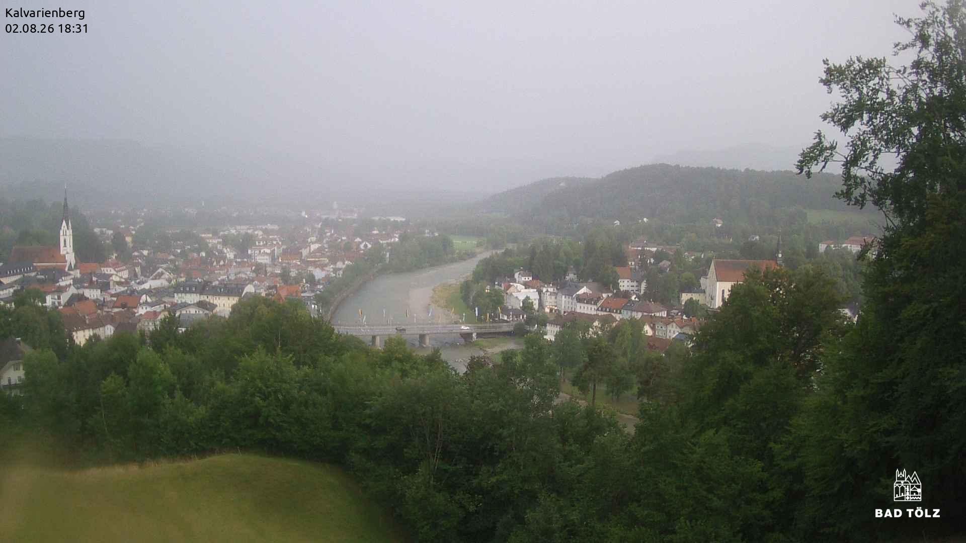 Archiv Foto Webcam Kalvarienberg bei Bad Tölz