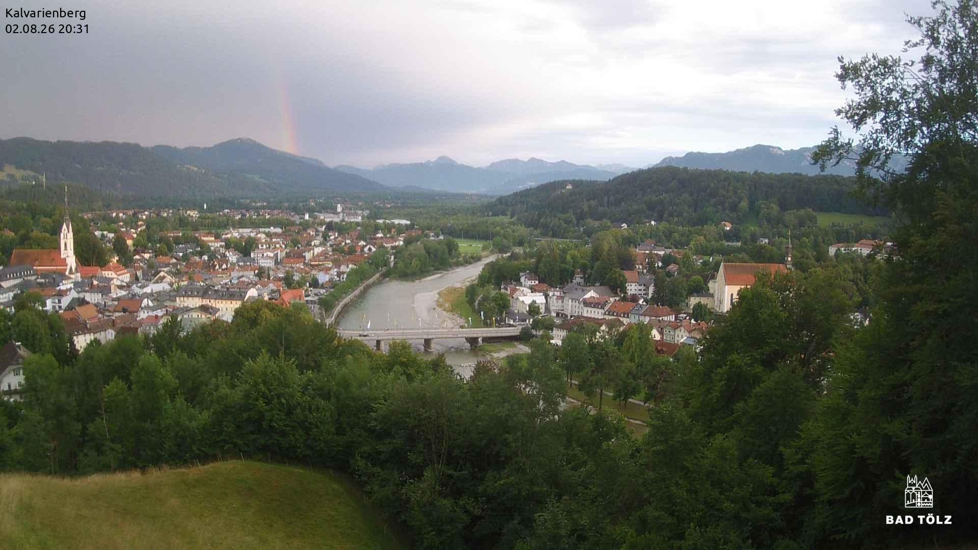 Archiv Foto Webcam Kalvarienberg bei Bad Tölz