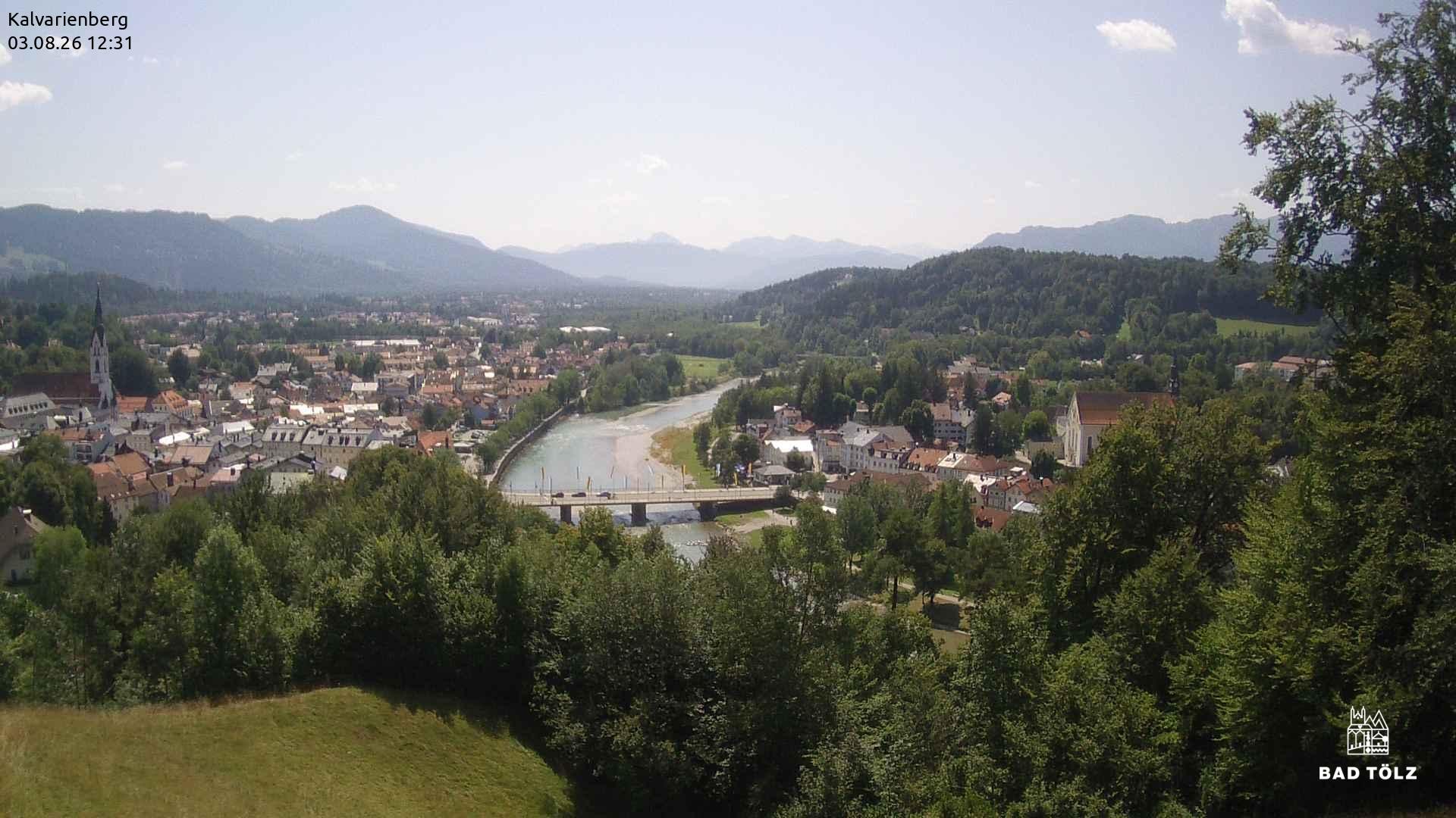 Archiv Foto Webcam Kalvarienberg bei Bad Tölz