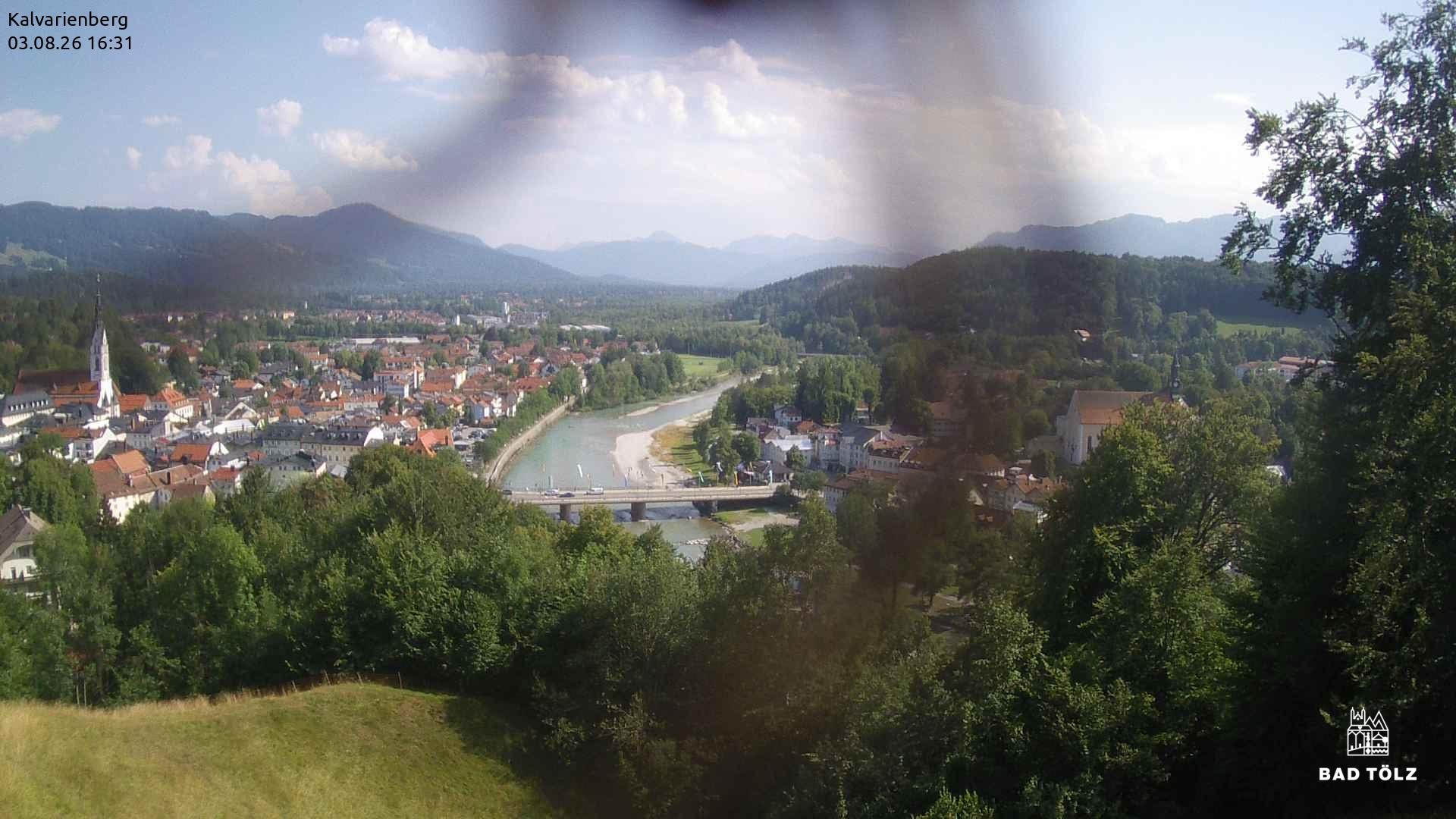 Archiv Foto Webcam Kalvarienberg bei Bad Tölz