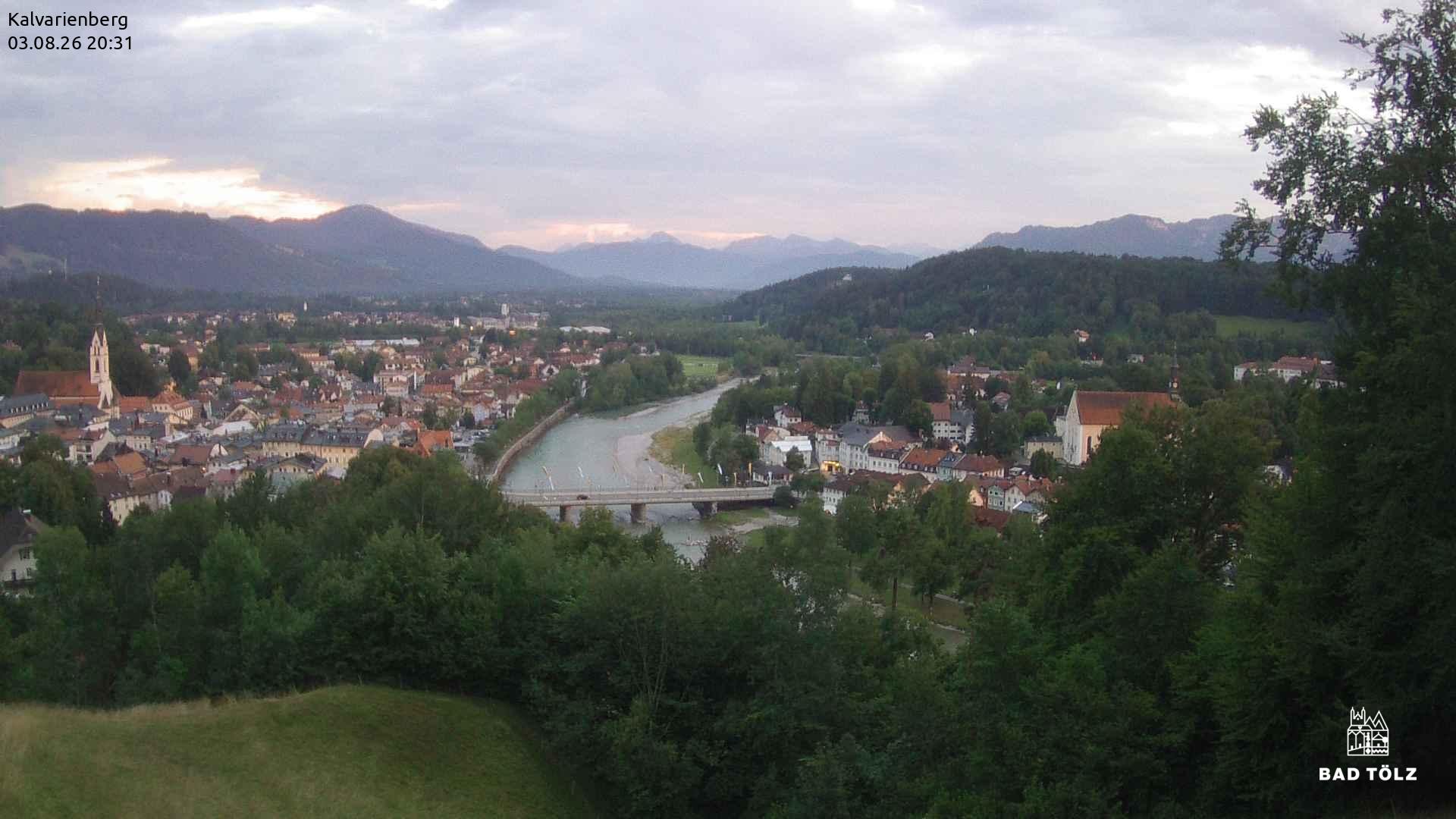 Archiv Foto Webcam Kalvarienberg bei Bad Tölz