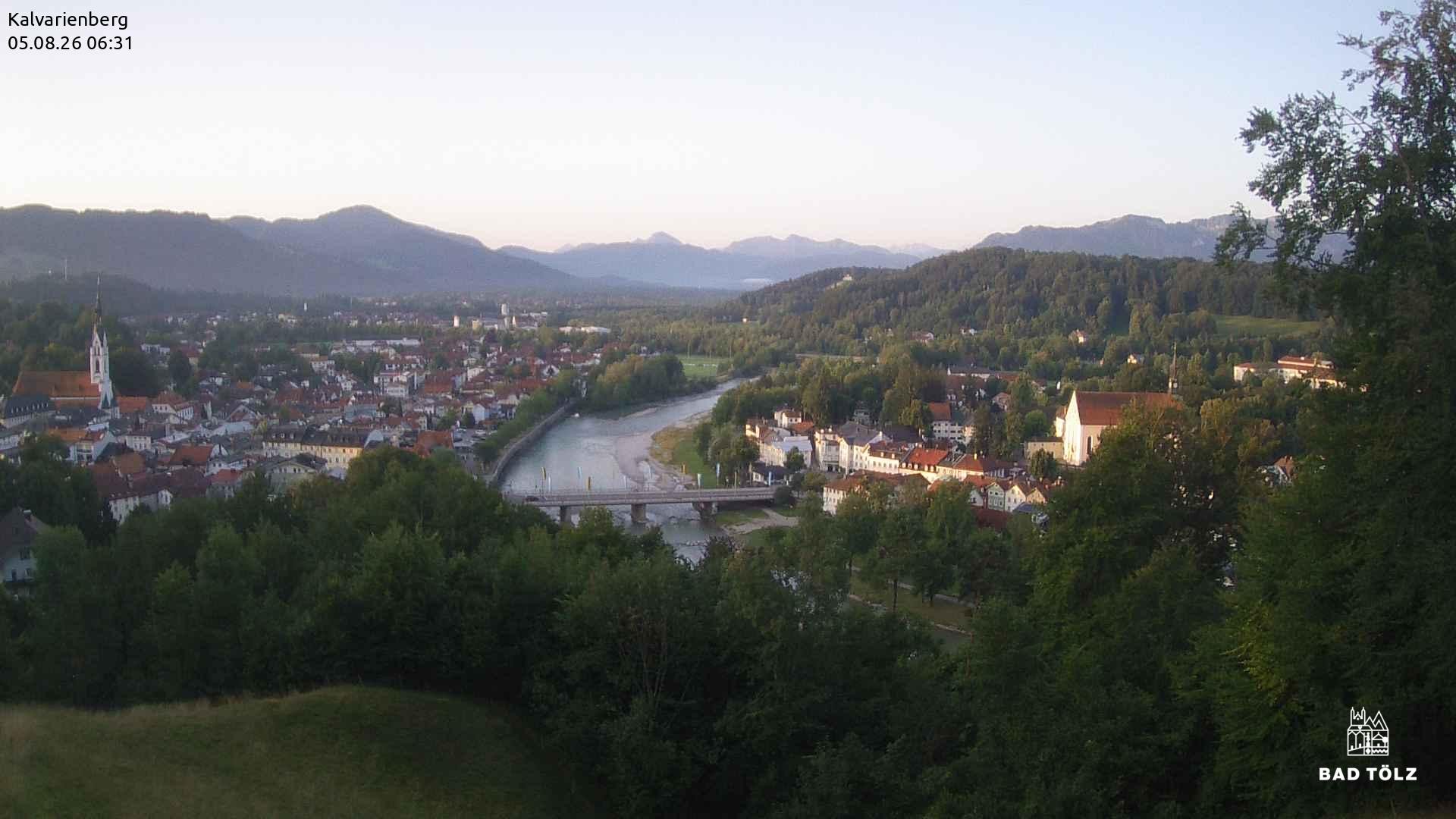 Archiv Foto Webcam Kalvarienberg bei Bad Tölz