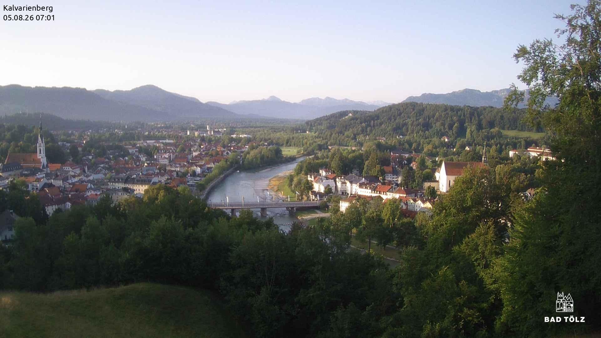Archiv Foto Webcam Kalvarienberg bei Bad Tölz