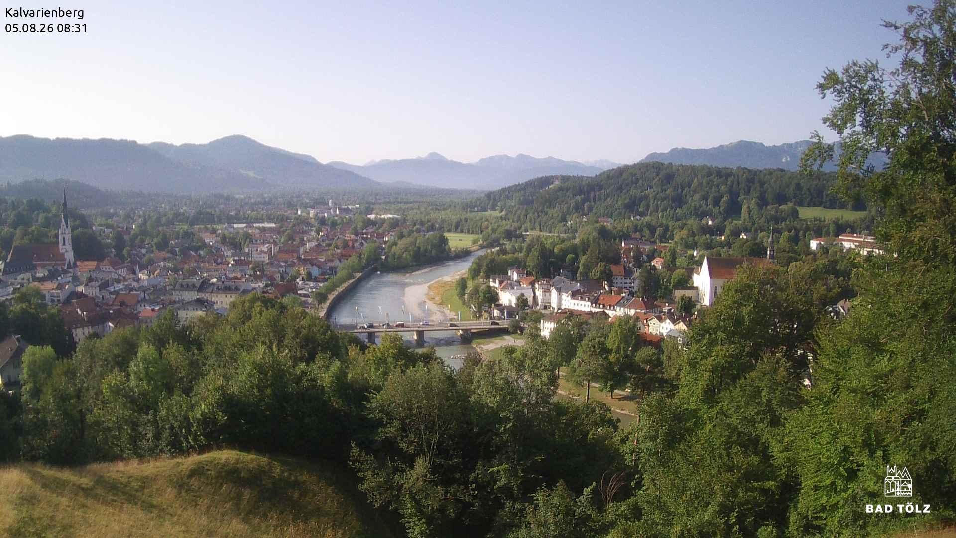 Archiv Foto Webcam Kalvarienberg bei Bad Tölz