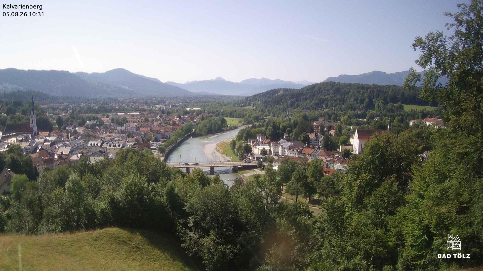 Archiv Foto Webcam Kalvarienberg bei Bad Tölz