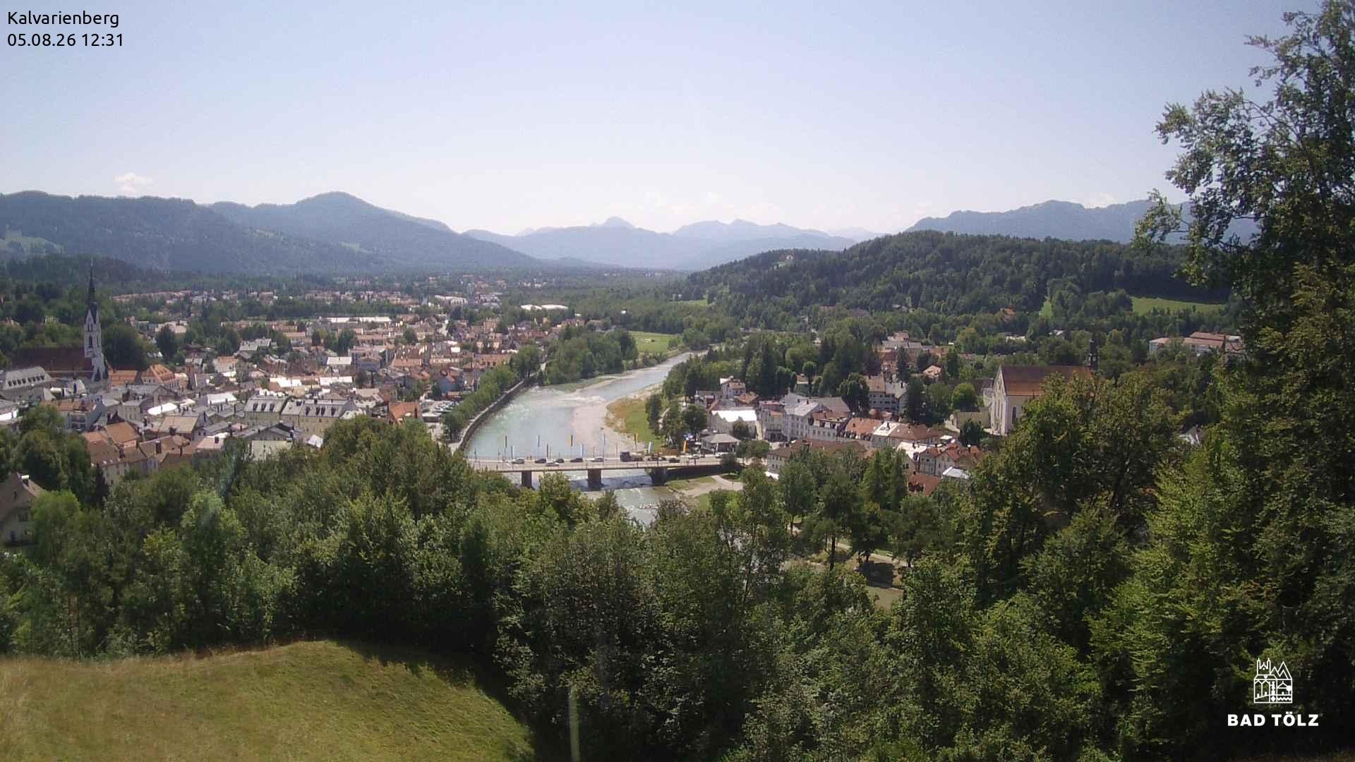 Archiv Foto Webcam Kalvarienberg bei Bad Tölz