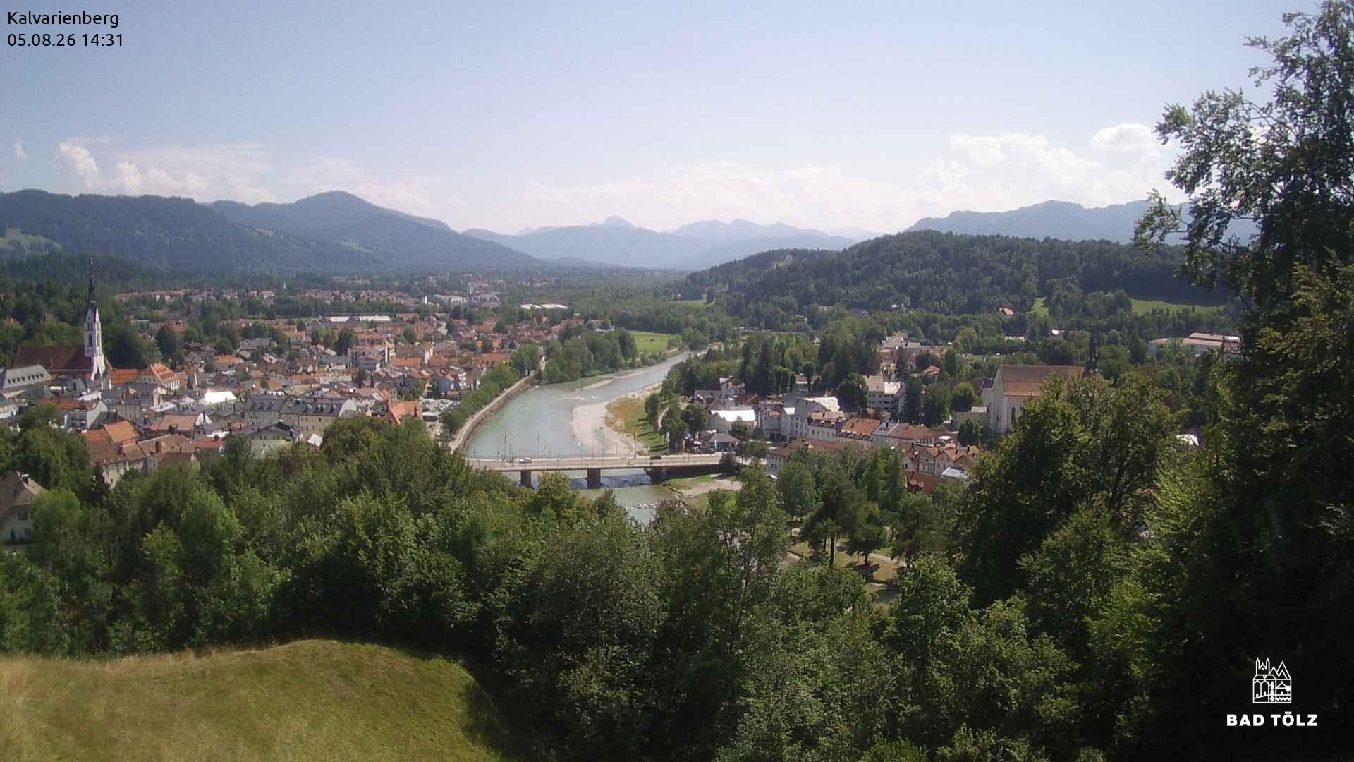 Archiv Foto Webcam Kalvarienberg bei Bad Tölz