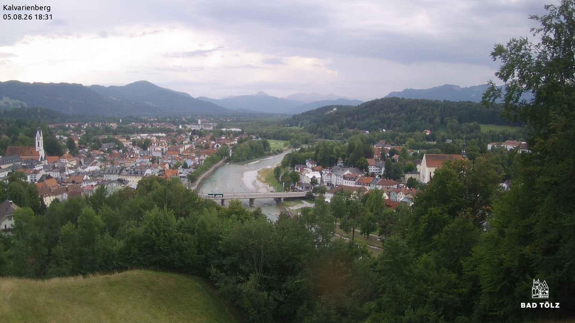 Archiv Foto Webcam Kalvarienberg bei Bad Tölz