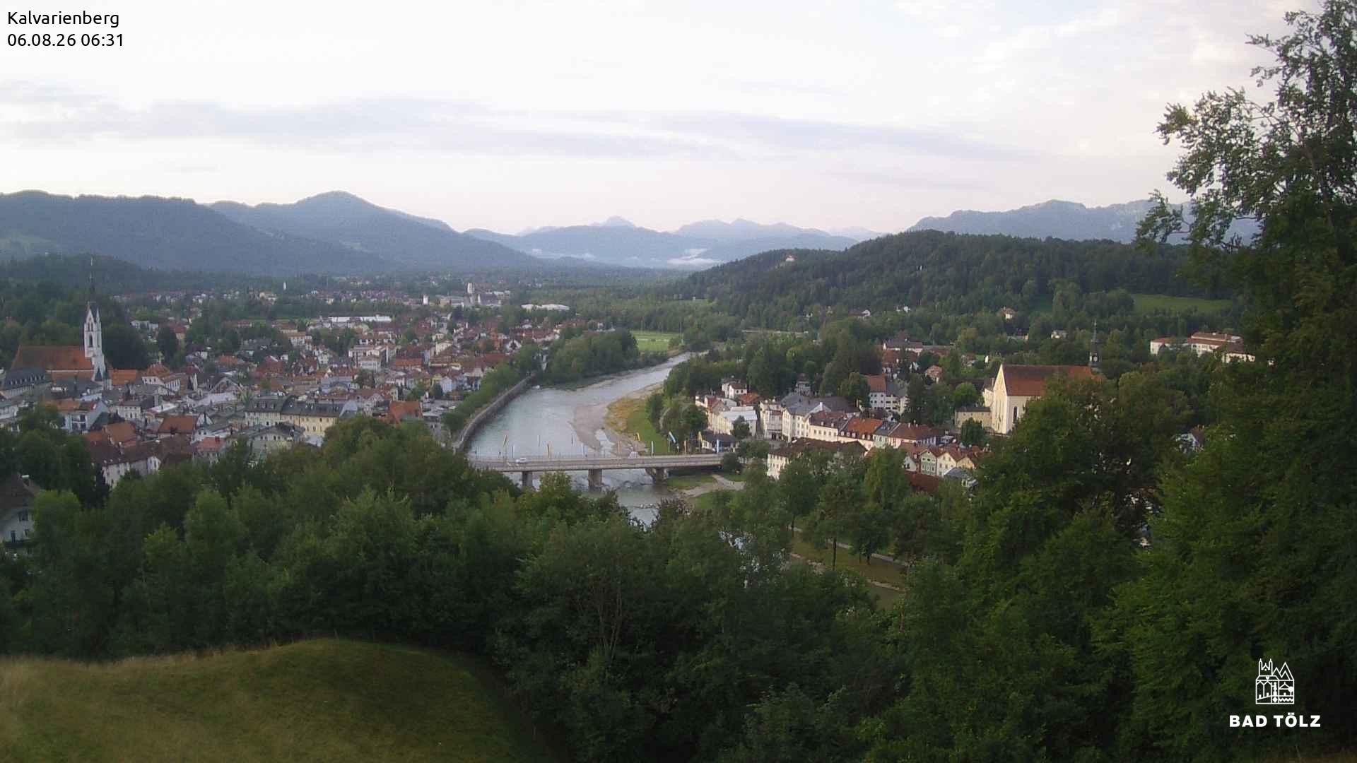 Archived image Webcam Bad Tölz - Kalvarienberg