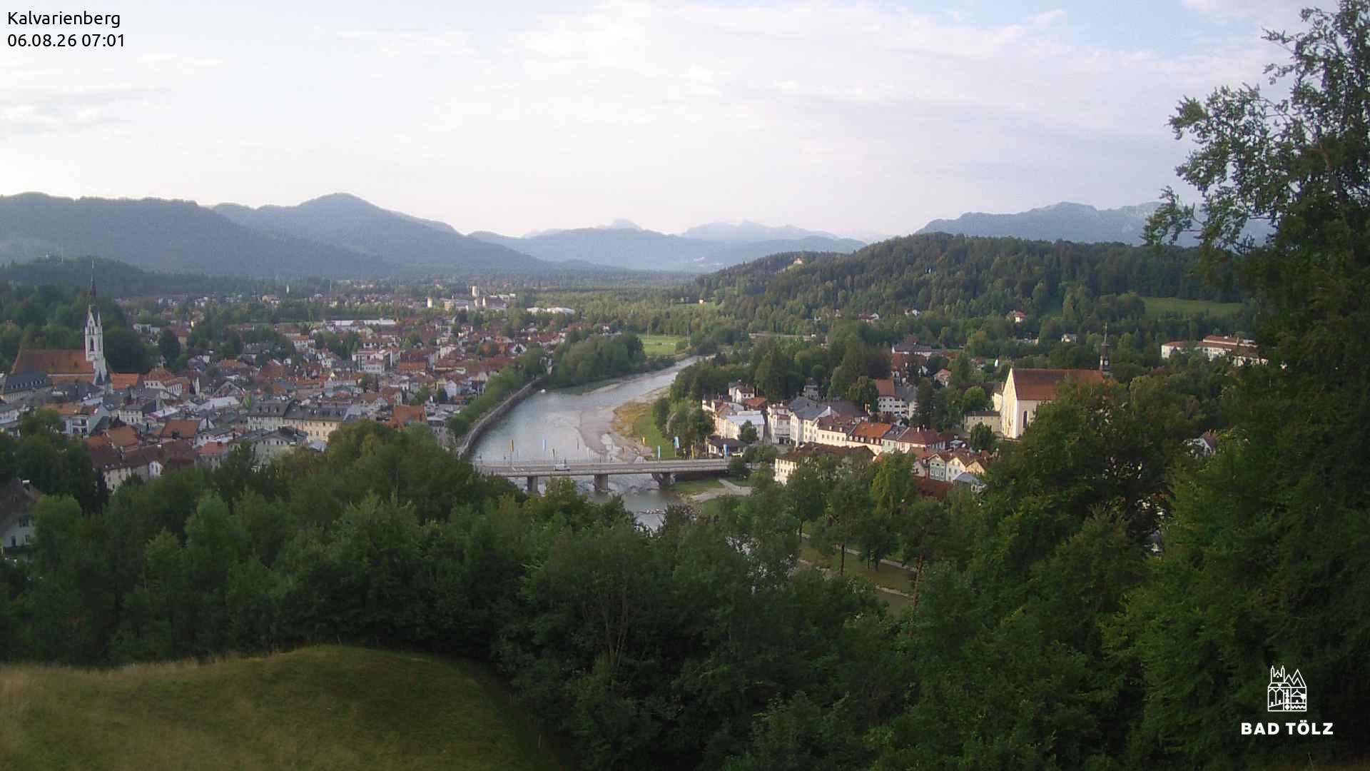 Archived image Webcam Bad Tölz - Kalvarienberg