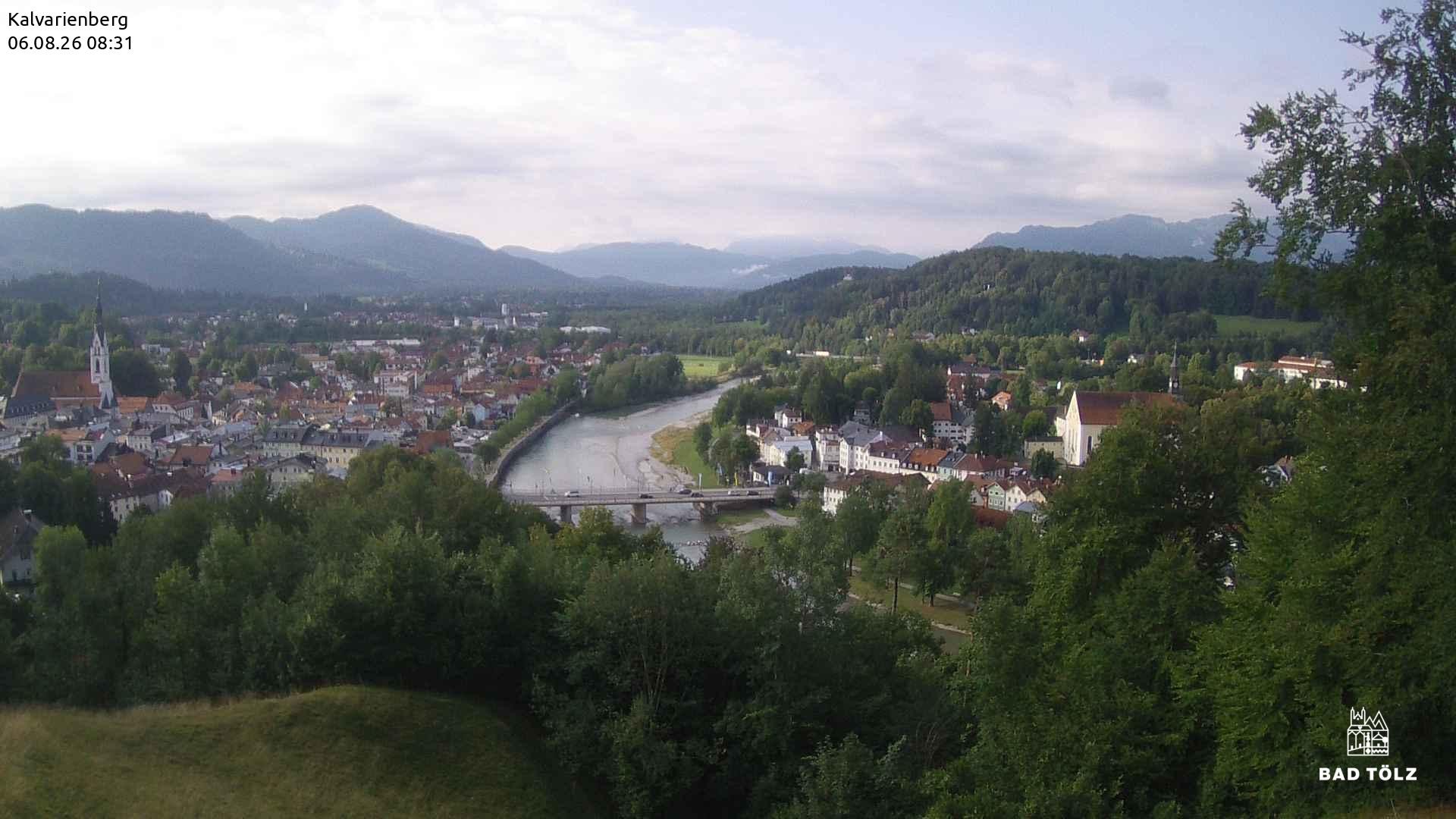 Archived image Webcam Bad Tölz - Kalvarienberg