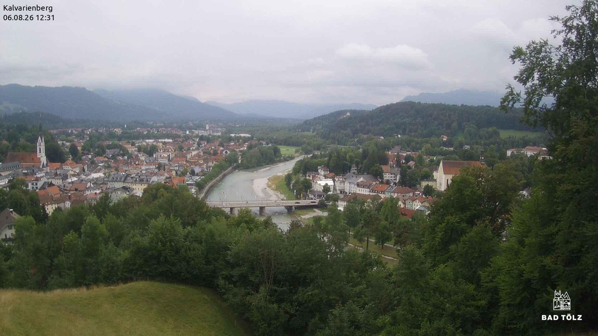 Archived image Webcam Bad Tölz - Kalvarienberg