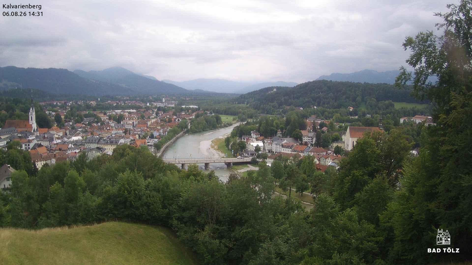 Archived image Webcam Bad Tölz - Kalvarienberg