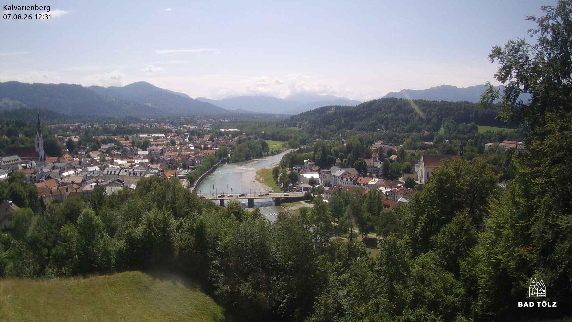 Archived image Webcam Bad Tölz - Kalvarienberg