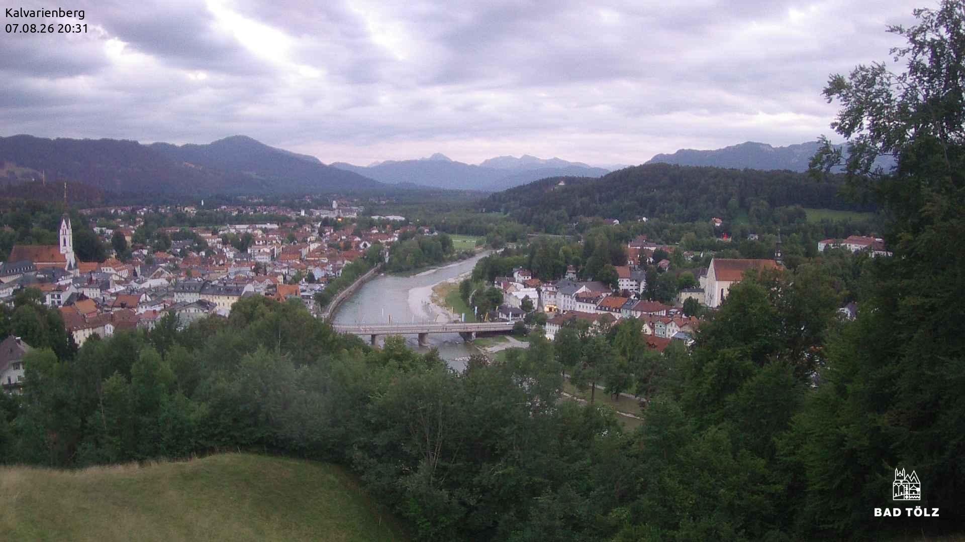 Archived image Webcam Bad Tölz - Kalvarienberg