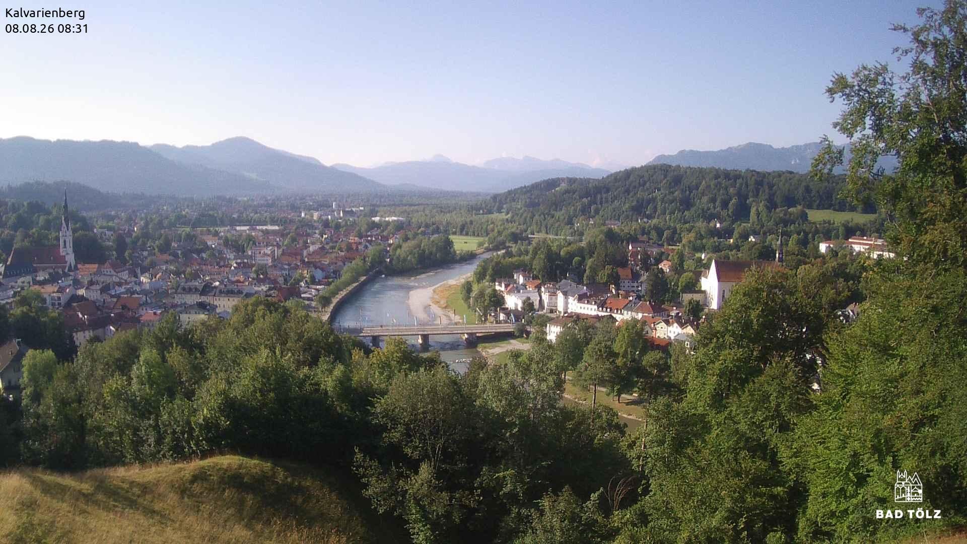 Archiv Foto Webcam Kalvarienberg bei Bad Tölz