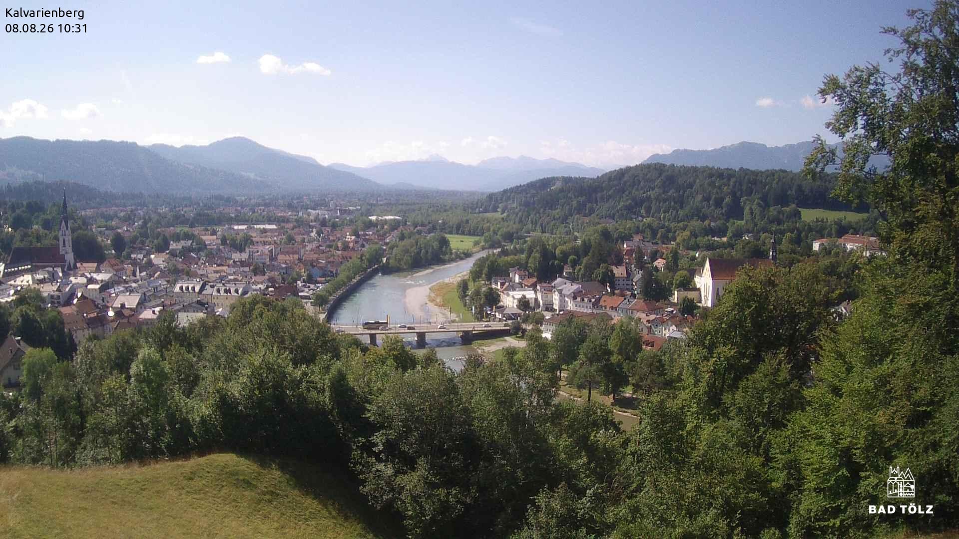 Archiv Foto Webcam Kalvarienberg bei Bad Tölz