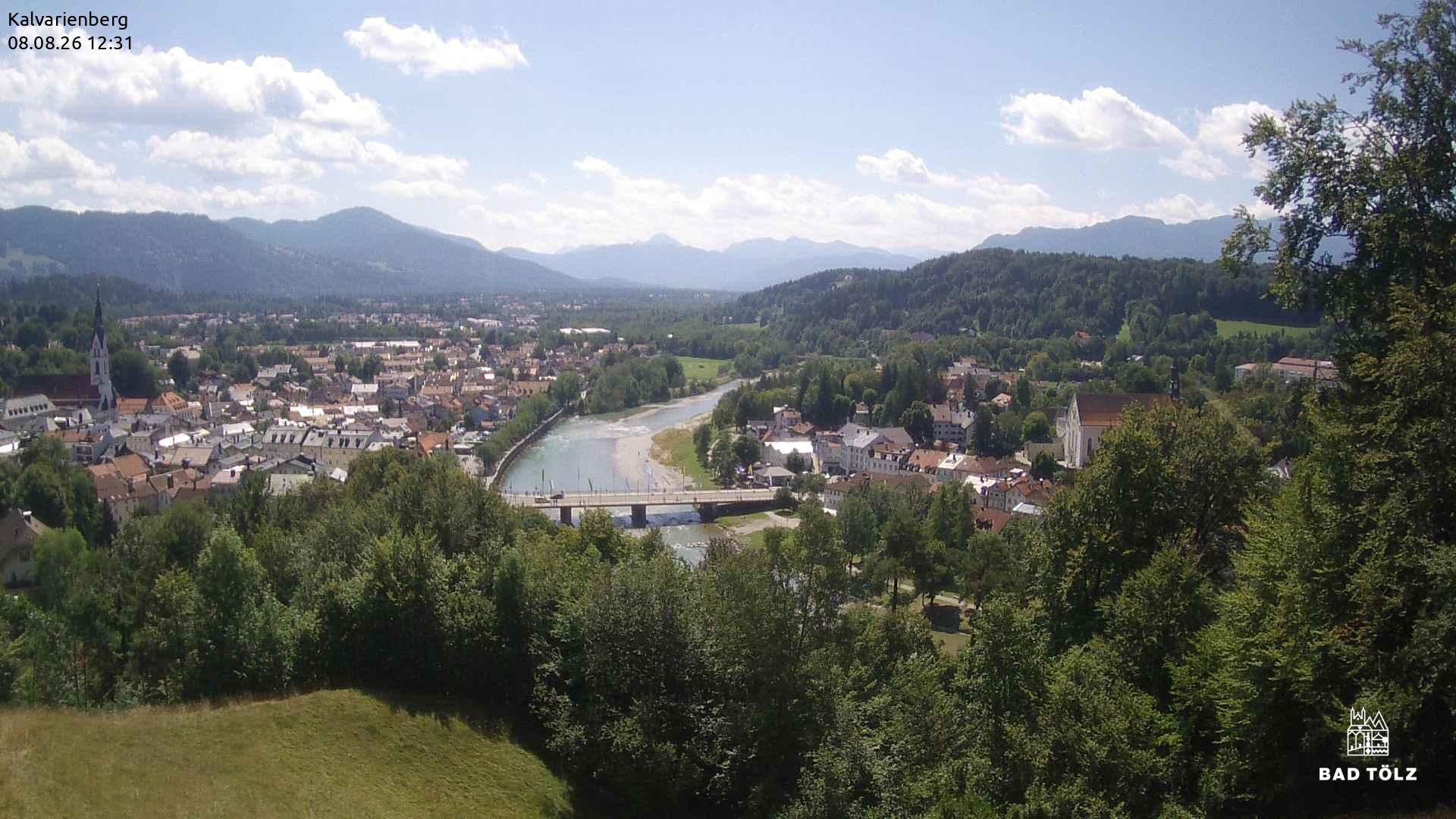 Archiv Foto Webcam Kalvarienberg bei Bad Tölz
