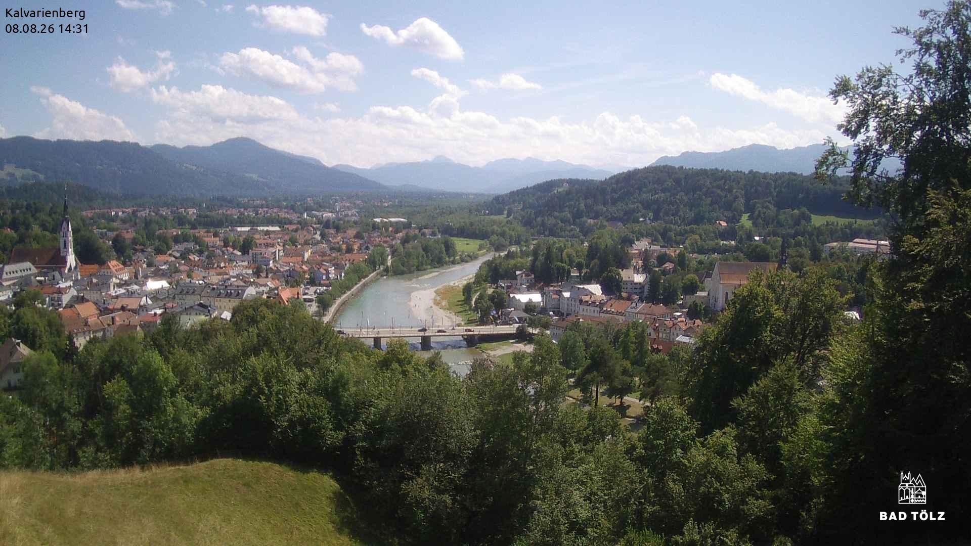 Archiv Foto Webcam Kalvarienberg bei Bad Tölz